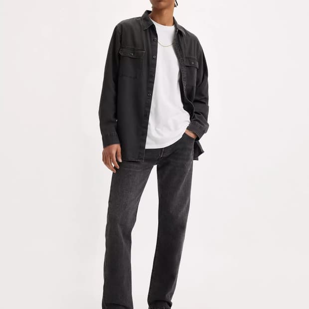 리바이스 501 흑청 32x 34