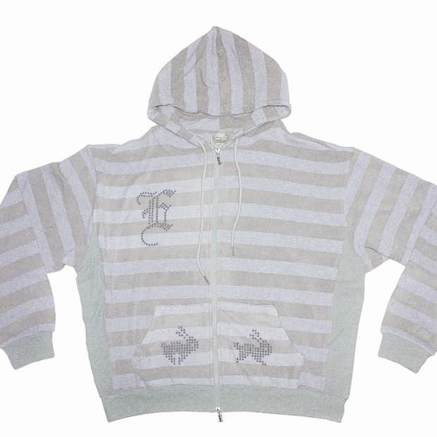 에쎄이eessay HA-RU HOODIE -PURPLE 후드집업 시착1회