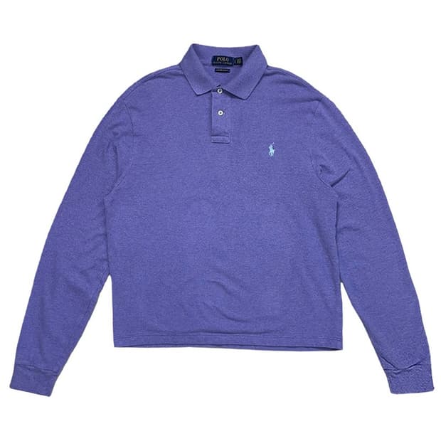 RALPH LAUREN pk 롱슬리브 티셔츠 퍼플 L