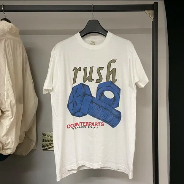러쉬 90s 밴드티