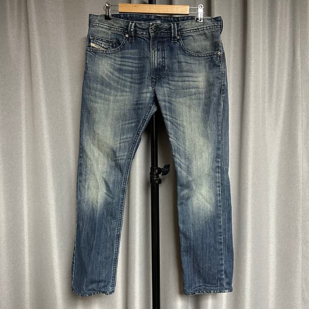 디젤 중청 워싱 슬림 스키니 데님 31