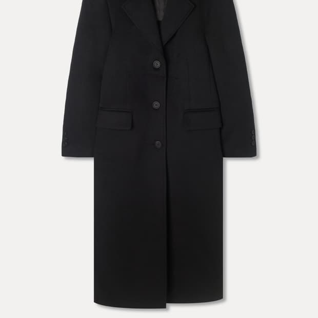 미쏘 울 블렌디드 싱글 롱 코트 삽니다