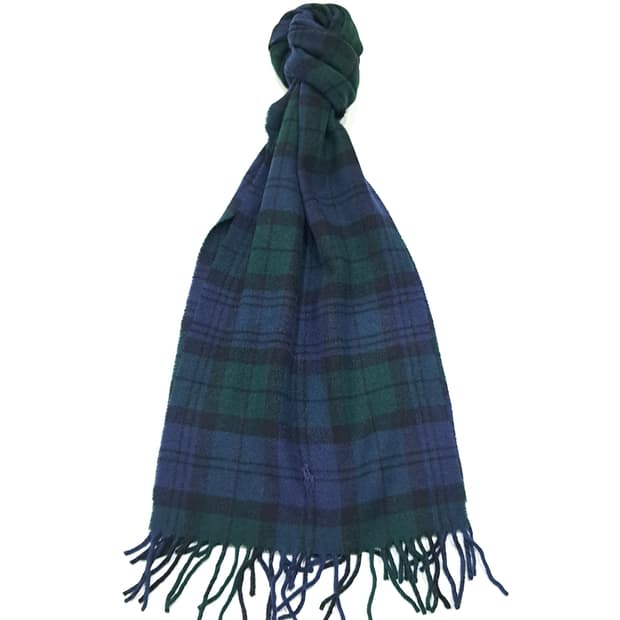 MX476 폴로 이태리판 울혼방 포니 블랙와치 머플러 목도리