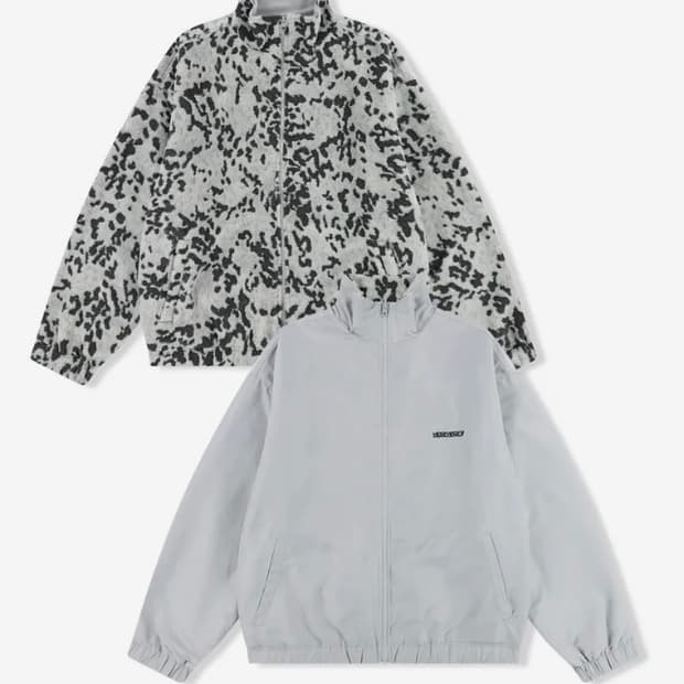 예스아이씨 Reversible Leopard Fleece Jacket S