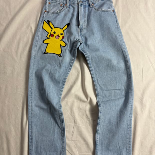 Levis x Pokemon 리바이스 25주년 551z 데님팬츠 W30