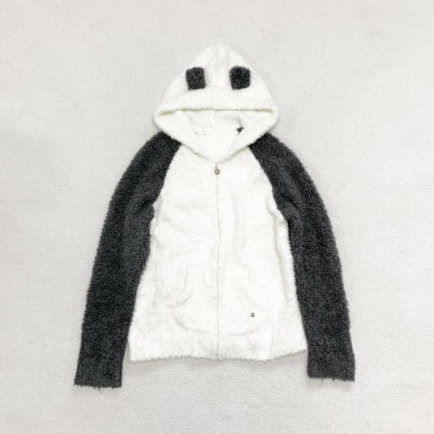 츄츄안나 폭닥이 팬더 후드집업