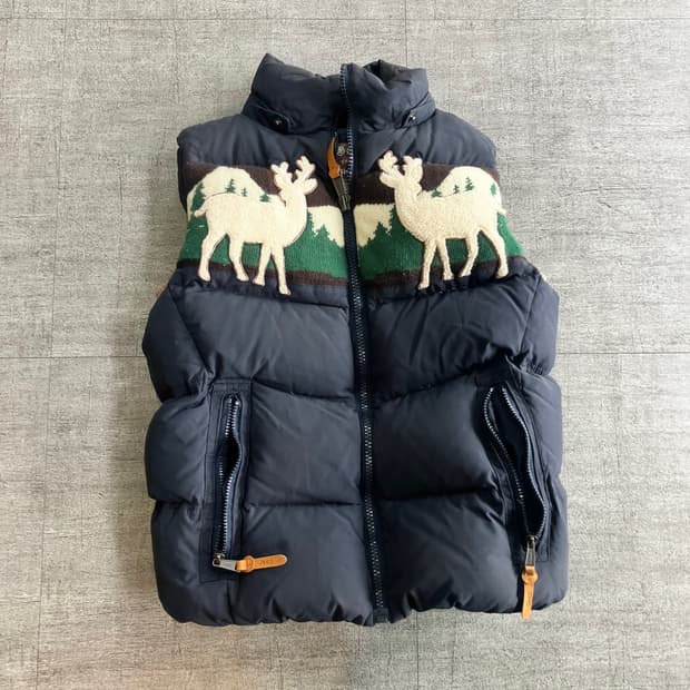 Jeep 지프 올드스쿨아메카지 코위찬니트 노르딕 베스트패딩조끼