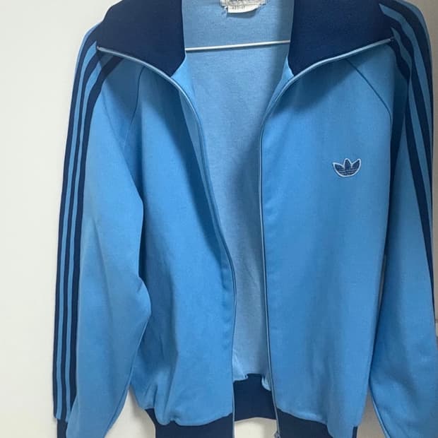 아디다스 80’s 서독 일본발 스카이블루 져지