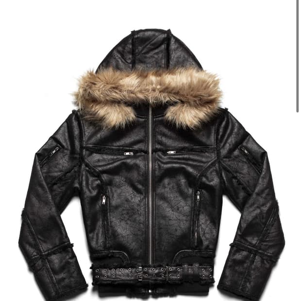 Racerworldwide sheep skin jacket