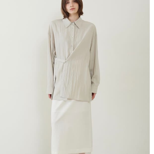 프롬웨얼 오버사이즈 셔츠 새상품 fromwhere