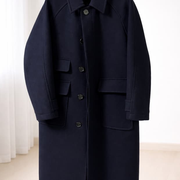 애프터프레이 투어리스트 발마칸 코트 네이비 M