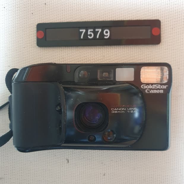 금성캐논 오토보이 3 데이터백 필름카메라