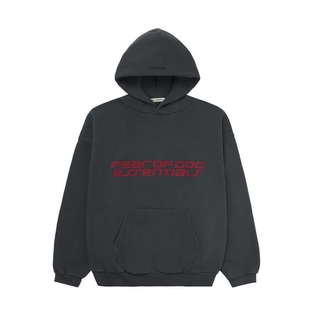 [L]피어오브갓 에센셜 90s 후드티 아이언 그레이