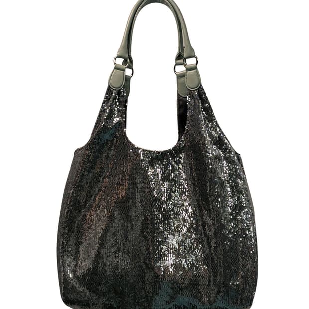 오들리 워크샵 Sequined Tote Bag, Olive