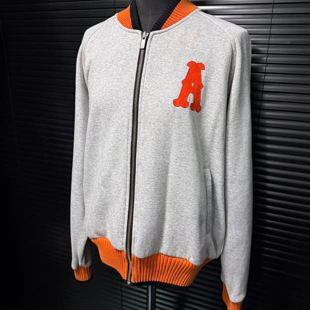 아디다스 정품 야구 잠바 점퍼 바시티 자켓 회색 그레이 져지 저지 트랙탑