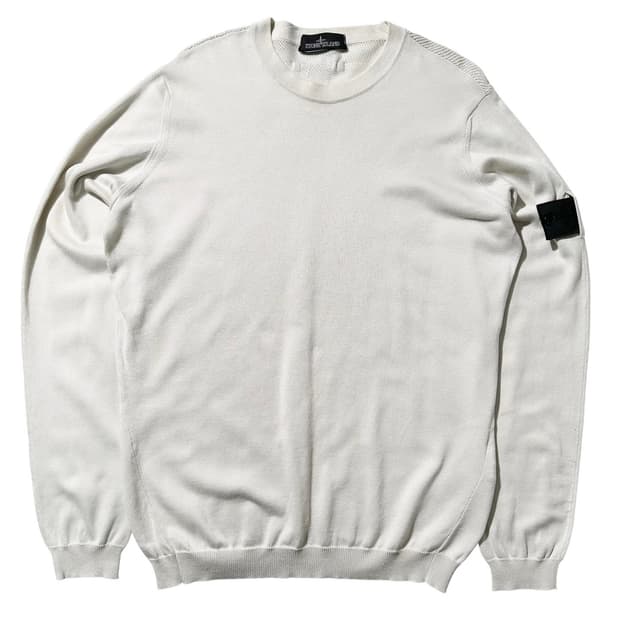 스톤아일랜드 쉐도우 프로젝트 5142H 머서라이즈드 라운드 니트