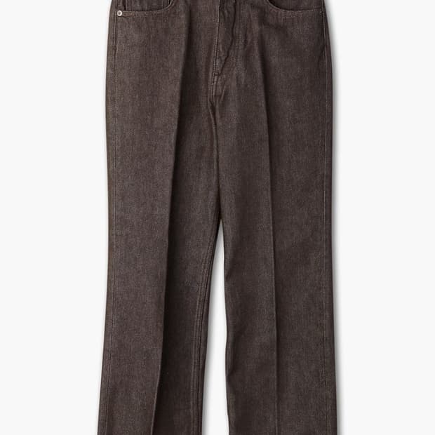 Auralee 하드 트위스트 데님팬츠