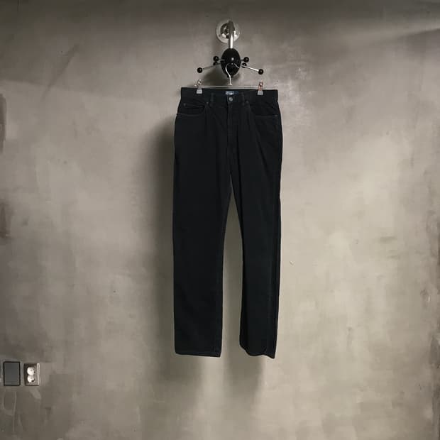 폴로 랄프로렌 코듀로이 팬츠 블랙 31/34