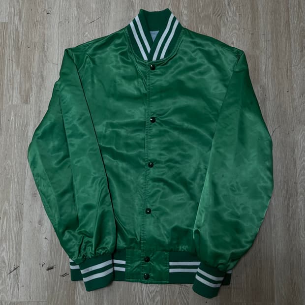 USA 아메리카 빈티지 새틴 스타디움 자켓 L/100