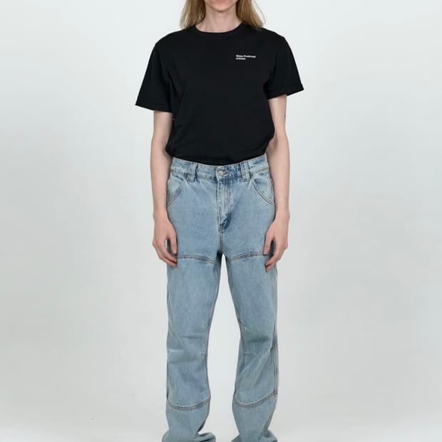 MPa calf pocket pants(steel blue) L