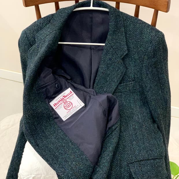 헤리스 트위드 뉴 울 100 자켓