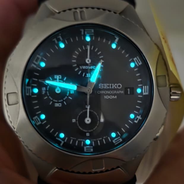 세이코 (SEIKO) 크로노 그래프 7T92-0AW0 시계