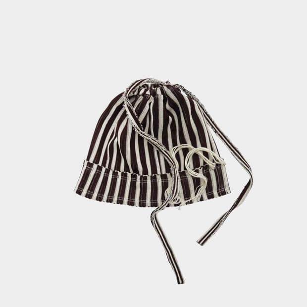 0tap 스트라이프 리버서블 비니