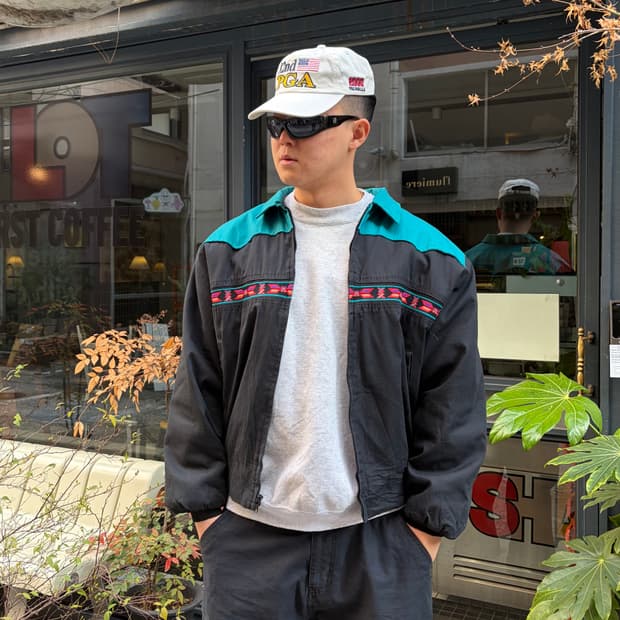 90’s Western Frontier Aztec blanket JK