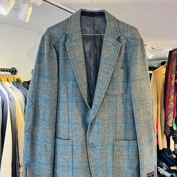 인터메조 울 체크 자켓(한국제)