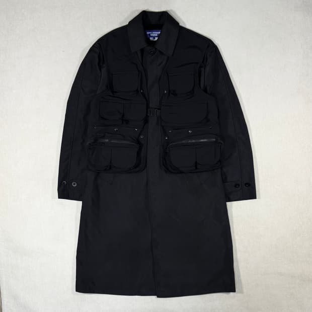 Multi Pocket Layered Coat