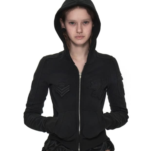 (새제품) 604서비스 ARMY PATCHED HOODIE ZIP(S)