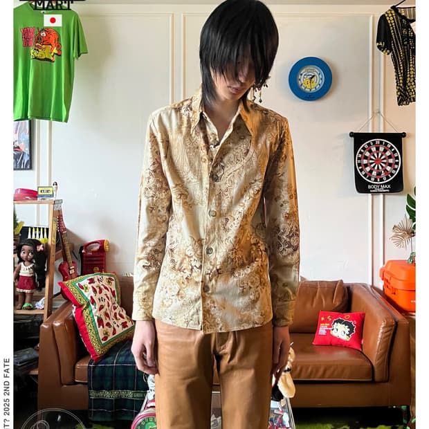 TORNADO MART Archive Antic Graphic Shirt