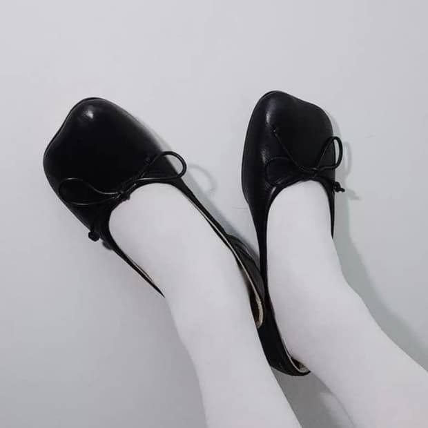 Mm6 마르지엘라 발레리나 플랫슈즈