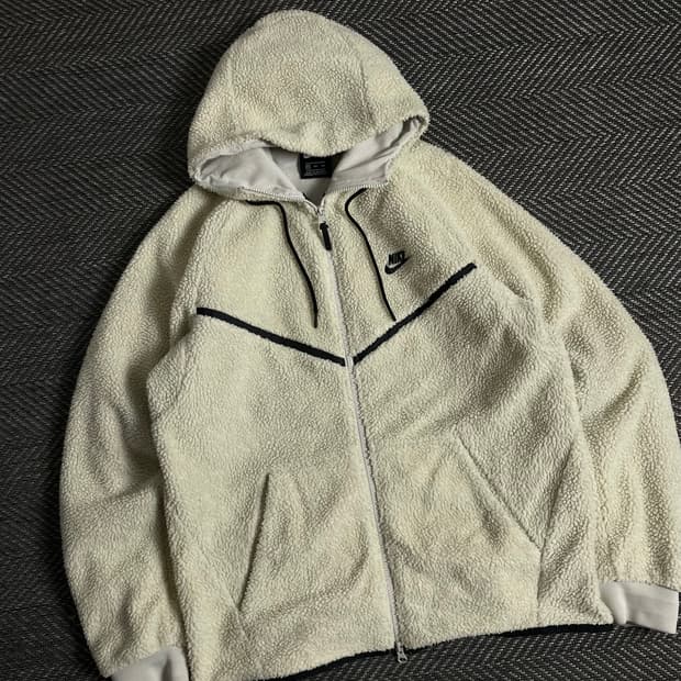 나이키 테크팩 쉐르파 후드 자켓y 3383