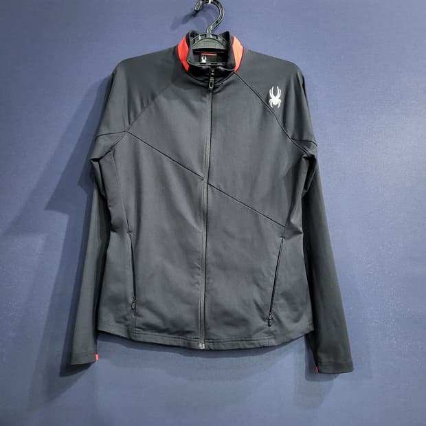 스파이더 슬림핏 집업자켓