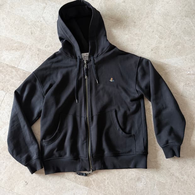 비비안웨스트우드 블랙 후드집업 M