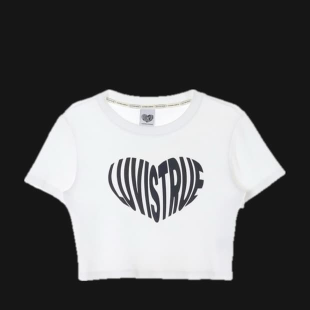 러브이즈트루 크롭티