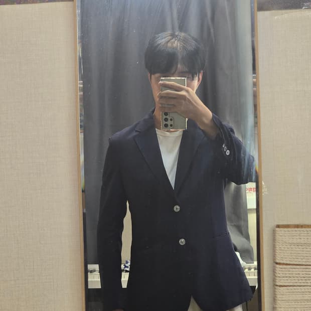 네이비 여름 블레이저 (L 95)