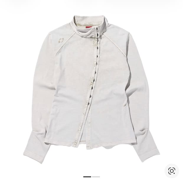 미스치프 워시드 저지 셔츠 라이트 베이지 M