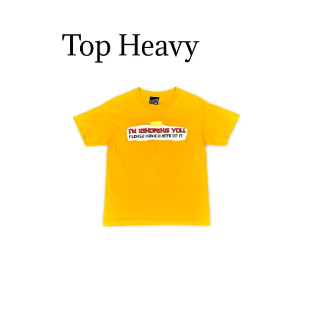 (80)Top Heavy 반팔 티셔츠