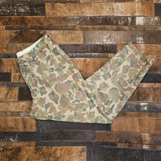 Kolor 카모 페턴 치노 팬츠 