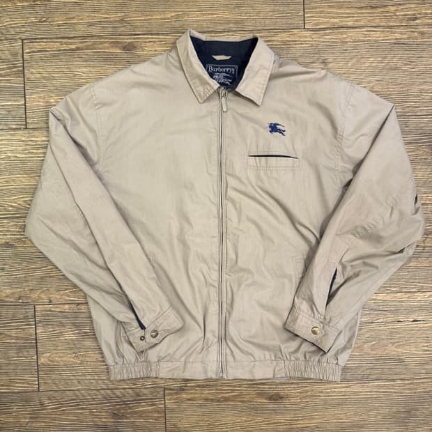 버버리 블루종 자켓