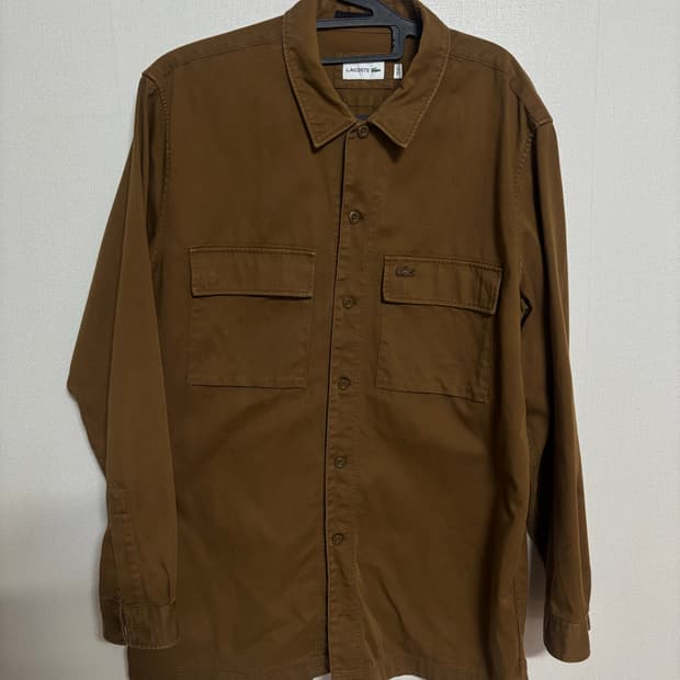라코스테 브라운 남방 셔츠(105-110)