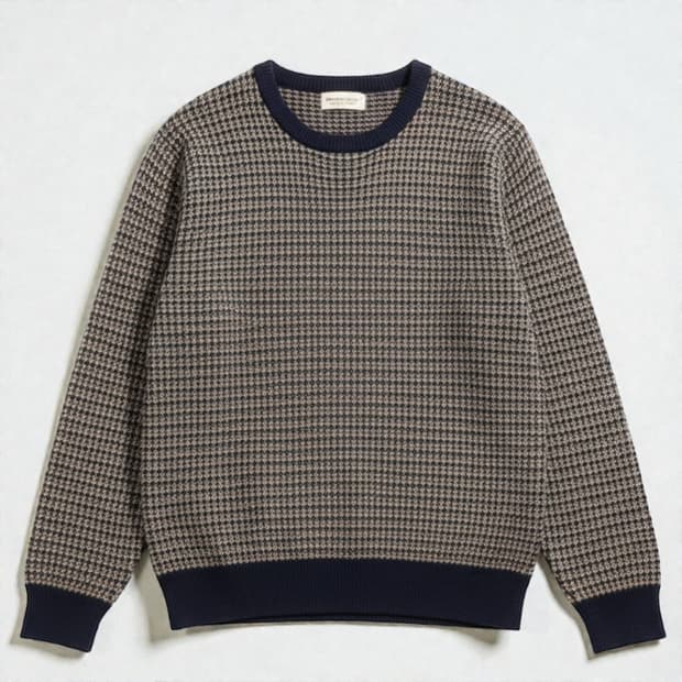 105)JCREW 제이크루 러기드 메리노 울 니트