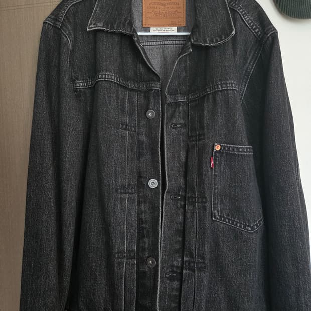 리바이스 흑청자켓 A3174-0000