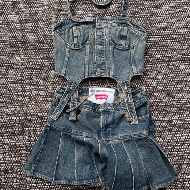 리바이스 앤더슨벨 데님 크로셋 셋업