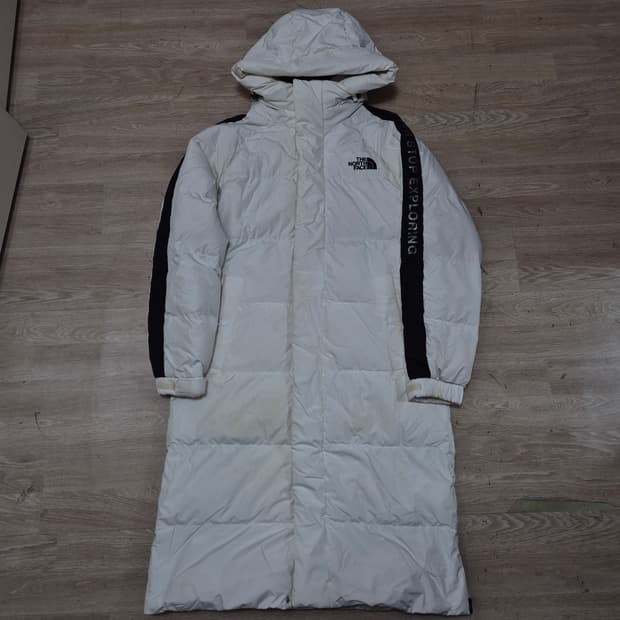 노스페이스 아틀레틱 사이드라인 후드 롱패딩 점퍼 M(95)