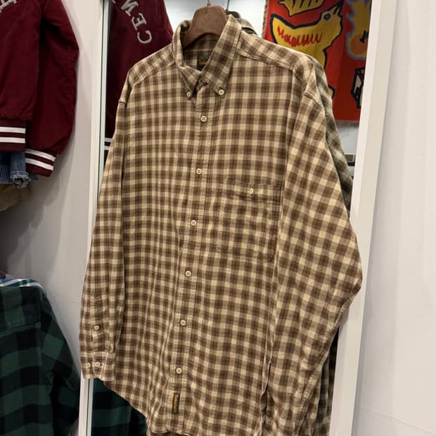 90s Timberland 팀버랜드 올드 체크 셔츠
