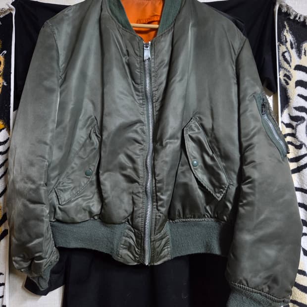 90's 알파인더스트리 MA-1 군납버전 XL