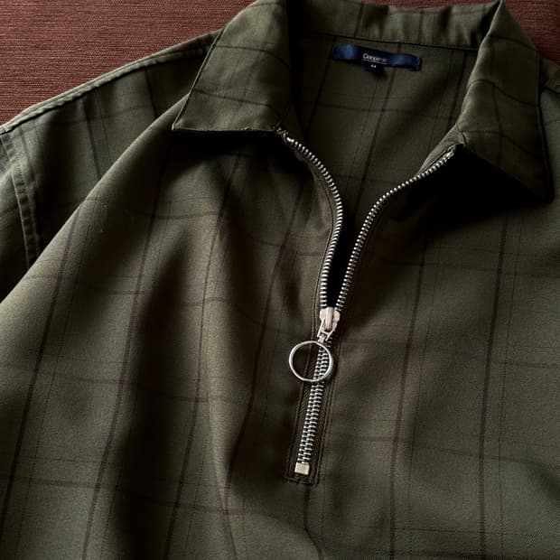 Zip design check P/O top